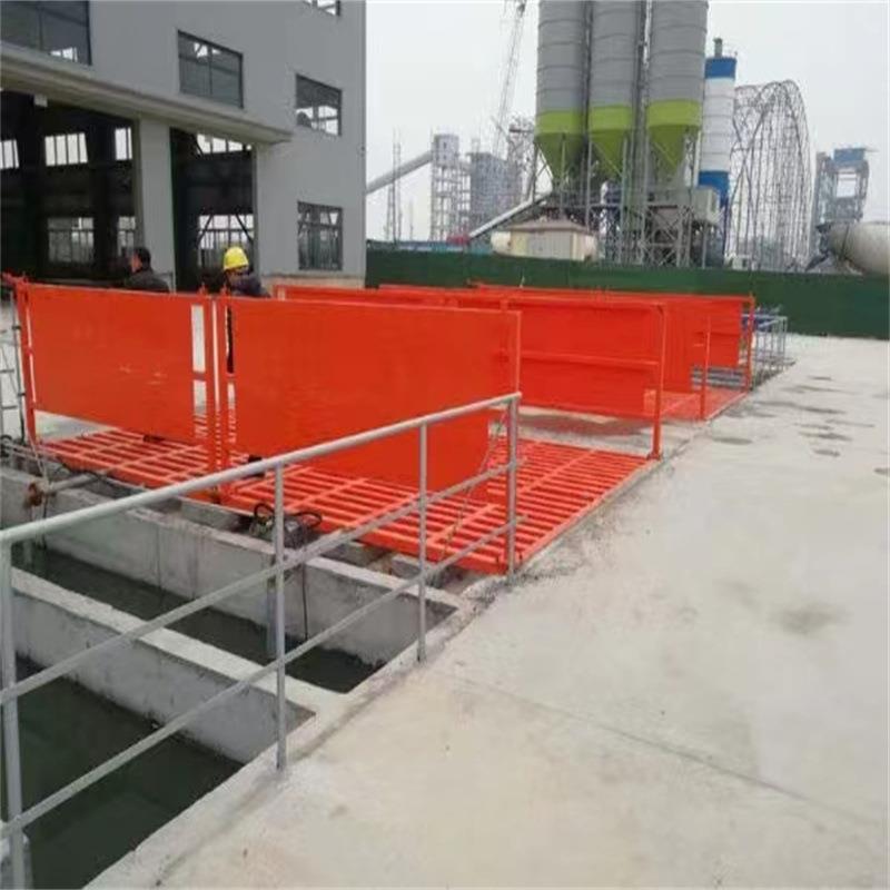 全自动基免础建KZQ筑平板工工洗轮机内蒙古地案例施工地洗车机