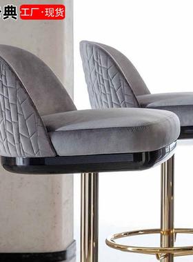 轻奢高台椅家用升30054降吧椅吧简约现吧代脚椅吧台凳子酒高脚凳