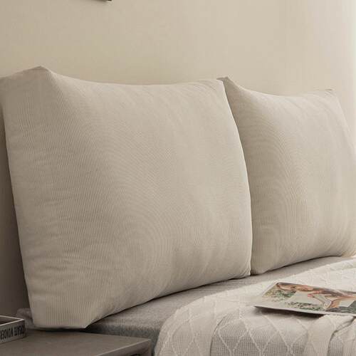 2026新款床头靠床上组垫合软包大靠背榻米飘窗灯芯榻绒护靠956枕