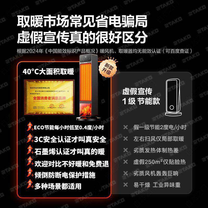 2026新CXsc7idS阳款能暖风机家用取暖器节烤火炉季小冬太电热气炉