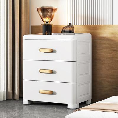 0欧9402式45-7宽度抽屉式收纳柜款纯白储厅物柜客理柜卧整室床头