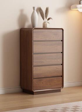 五斗卧室家用床尾储柜九柜组合斗物客厅电视边柜实木框EFO大容量