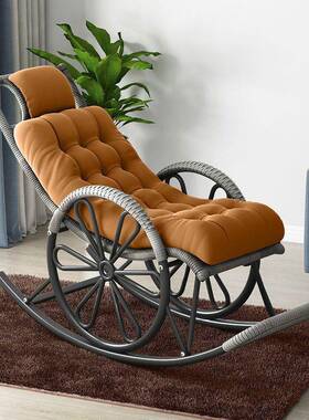 老人摇摇椅17926藤午睡躺逍遥椅椅成阳台摇椅藤椅休椅闲人懒人客