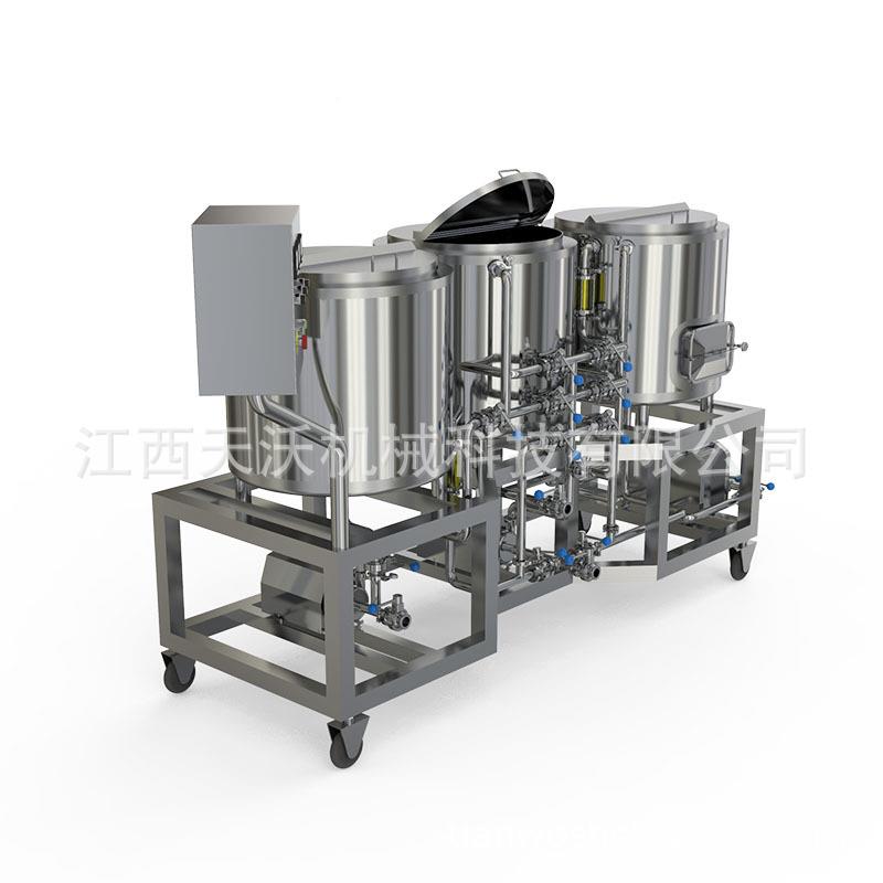 50L化-100L小型家用啤糖酒化设备实验室电加热糖系M-1统啤酒设备