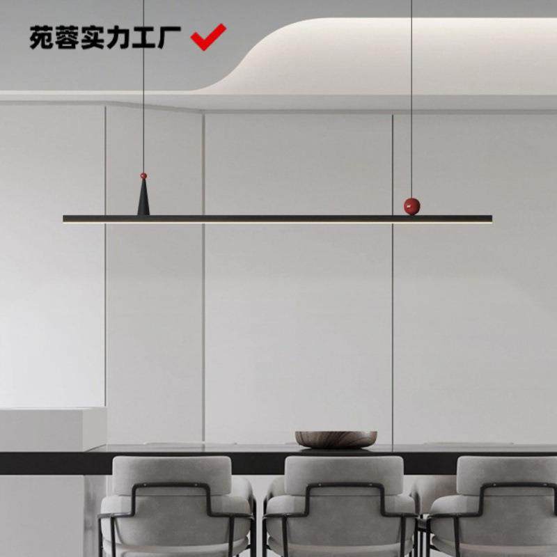 设计师高级餐厅吊灯现代简约一字长条餐桌吧台灯极简酒店前台灯具,纺织面料/辅料/配套,纺织机械配件,淘宝优惠券,粉丝福利购,淘宝优惠卷