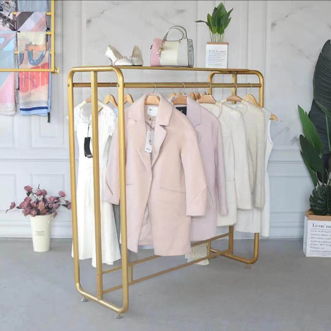 双杠展示架男女装童装店纳米金色银色挂衣服货架服装店双排中岛架,纺织面料/辅料/配套,纺织机械配件,淘宝优惠券,粉丝福利购,淘宝优惠卷