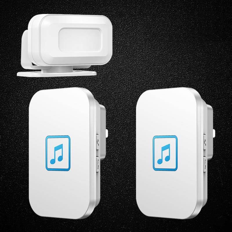 分体式您好欢迎光临电子迎宾器无线红外线进门店铺感应门铃提示器