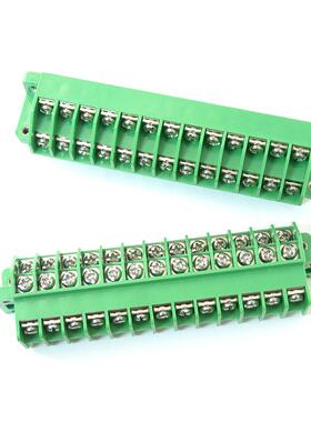 双排26脚10MM间距16安印制板接线端子排型号规格JTSA-9.16/26