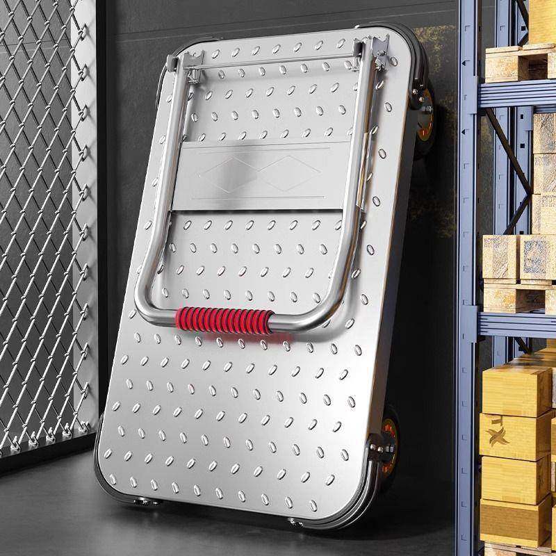 钢板推车拉货小推车手推车搬运车加厚携手拉车折叠家用静音平板车,农用物资,其他肥料,淘宝优惠券,粉丝福利购,淘宝优惠卷