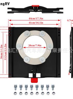 汽车旋转座椅拳击手菲亚特Ducato2007主副驾专用免打孔旋转转盘