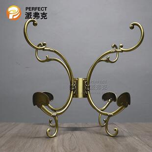 欧式创意家具衣帽架配件实木落地卧室挂衣钩锌合金青古铜衣帽钩