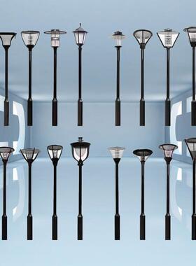 庭院灯LED路灯户外3米3.5米4米小区路灯杆高杆灯公园景观灯防水