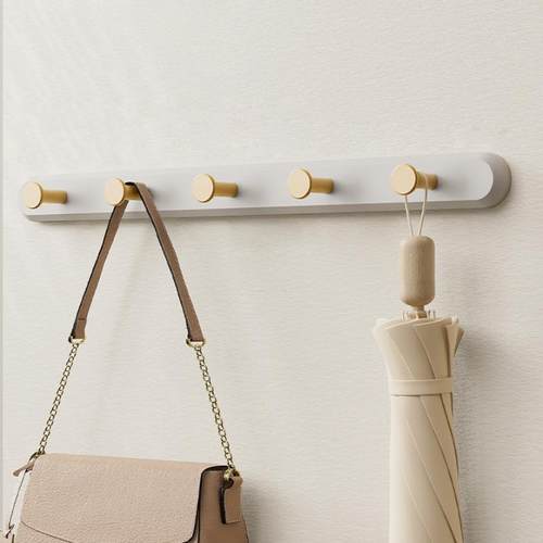 挂衣架壁挂墙上免打孔试衣间衣服挂钩入户门进门后玄关轻奢挂衣钩
