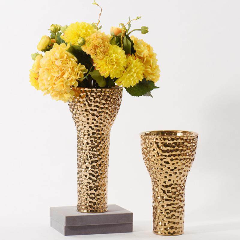 镀金陶瓷花瓶软装创意摆件样板房几何花器,农用物资,其他肥料,淘宝优惠券,粉丝福利购,淘宝优惠卷