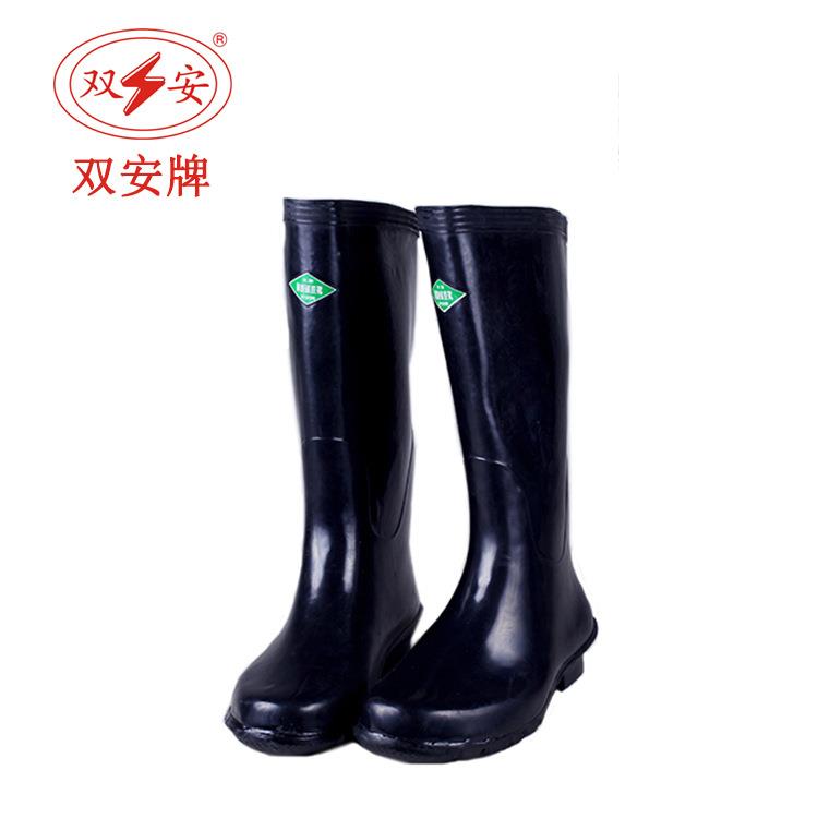 双安牌耐酸碱长筒胶靴防腐蚀防化学品安全雨靴直销资质全