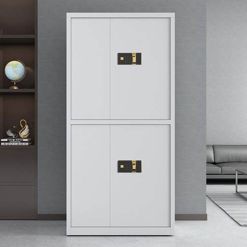 电子保密柜密码锁指纹锁国保锁文件柜资料档案办公储物柜钢制柜子