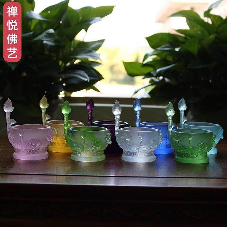 琉璃浮雕莲花福莲烛台八色颜色可选佛前供灯供具酥油灯底座灯架,农用物资,其他肥料,淘宝优惠券,粉丝福利购,淘宝优惠卷