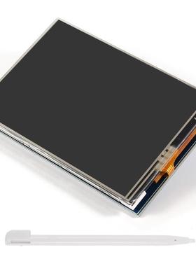 树莓派4代B型3.5寸显示屏Zero2W/3B/4B3.5寸HDMI屏幕电阻触摸屏