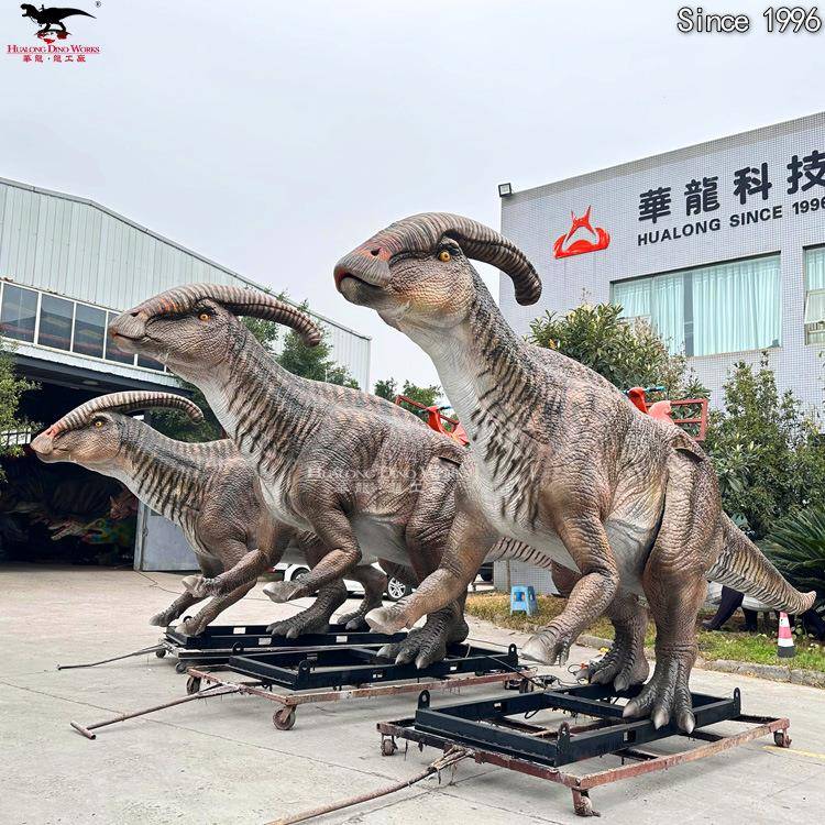 2025新品款骑乘恐龙仿真恐龙模型制作景区商场游乐园流量设备.