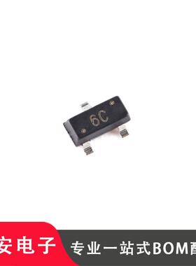 UMW友台BC817-40SOT-23丝印6C45V/0.5ANPN晶体管贴片三极管