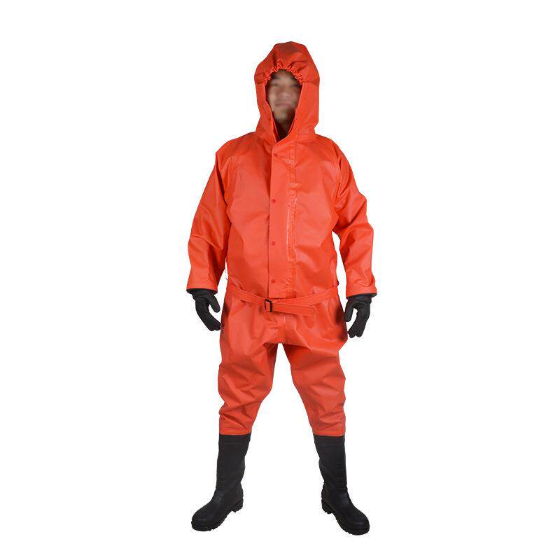 轻型防化服简易化学连体式防护服防护工作服