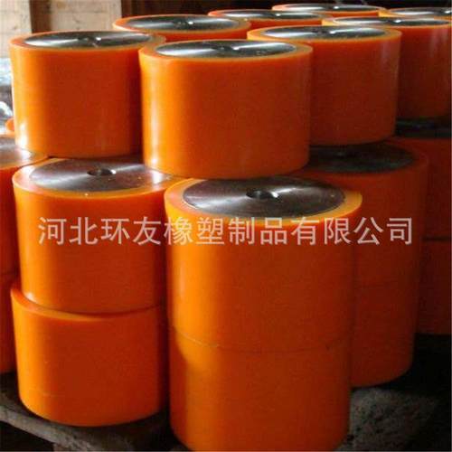 出售聚氨酯V形轮聚氨酯胶轮脚轮工业重型万向轮Φ26*15