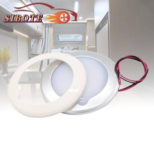 房车游艇10-30V改装圆形LED灯带无极调光开关触控暖光3000-3300K
