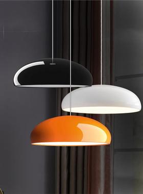 意大利设计师餐厅吊灯客厅橙色灯现代简约个性flos高级感吊线灯具