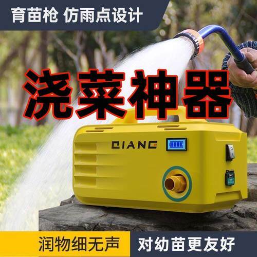 浇菜神器家用小型户外充电式抽水泵大功率便携农用灌溉锂电抽水机