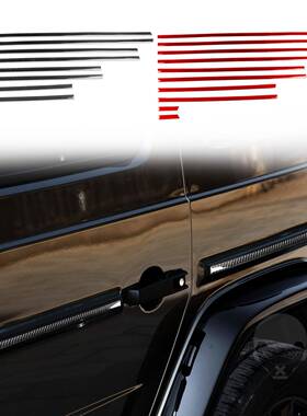 适用于奔驰W464W463大G级G500G63改装AMG款车身腰线亮条装饰配件