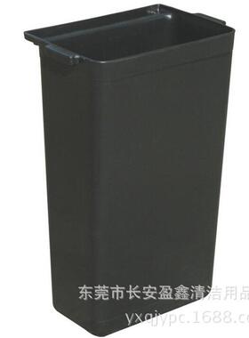 直批白云AF08632手推车收集桶碗筷收集桶塑料餐车长挂桶