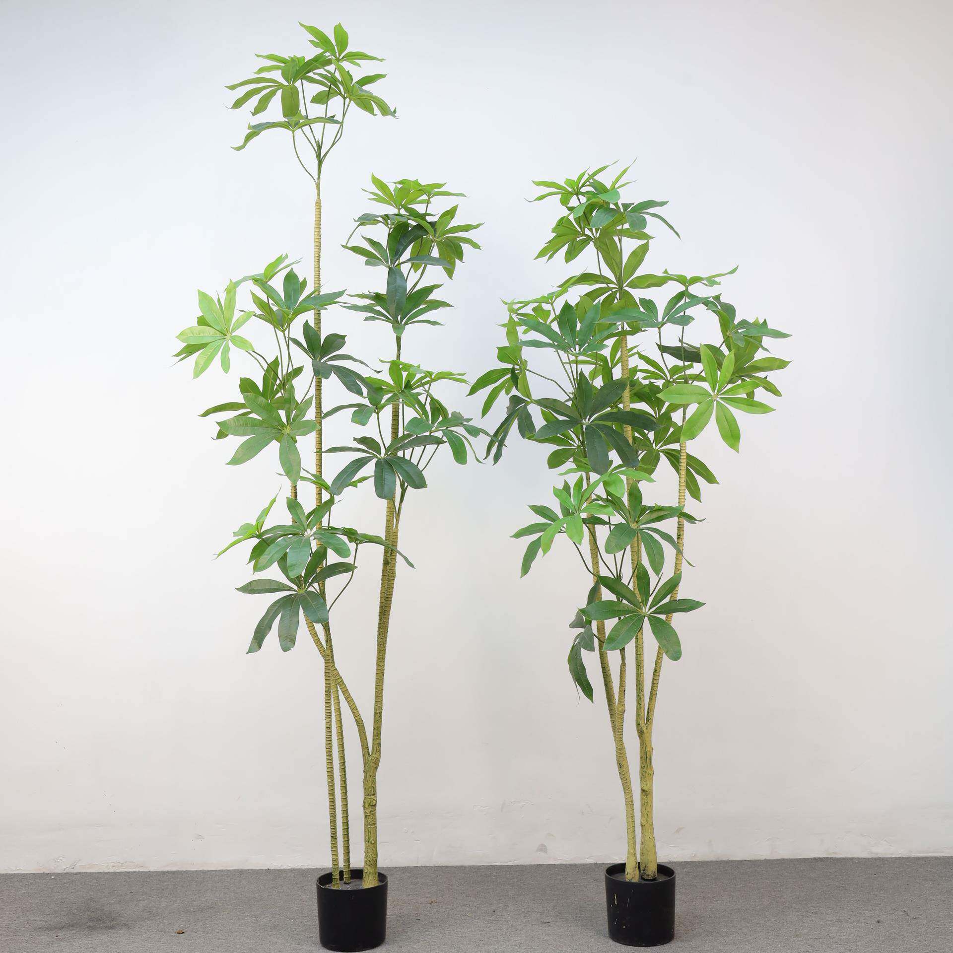 发财树盆景仿真绿植盆栽客厅商场造景仿真树假树落地装饰摆件盆栽