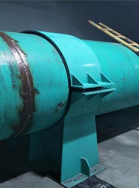 市政管廊管大口径道支架滚动大管支焊接式管托吊81904容器座固定