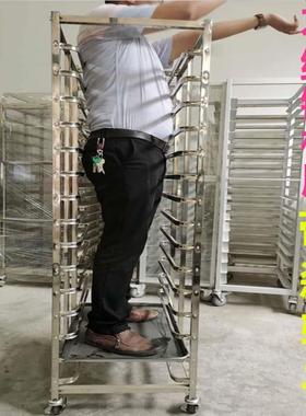 不锈钢烤盘20597架子车商焙用多层饼盘架烘架蛋糕台面包铝合金托