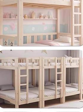 加厚幼儿园上下床托管班上下铺小学生午64870双休层高床床低上下