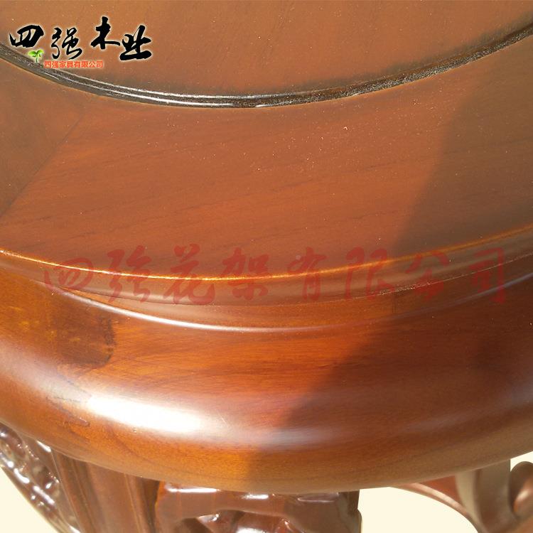 盆老内榆木室实木质客厅阳022台花架工艺品盆台架景架花盆栽古典