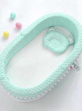 跨境新款隔尿垫婴儿床床中可拆洗折55595叠尿便式婴儿宝宝携床隔