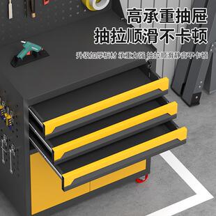型汽修工具车工厂ELR维修手车重可移动工推具车间五柜金带抽屉工