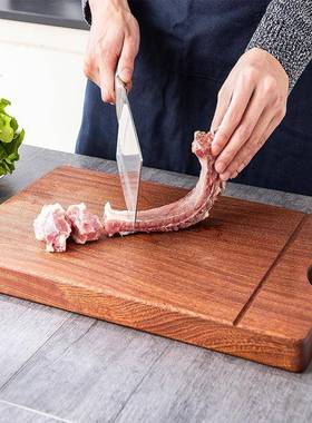 实木檀菜板木质砧板34368切菜板双面不易案开裂加厚整木厨房木板