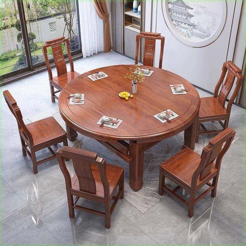 新中式金花梨木实餐桌椅组合方两52724家用用可伸缩折叠木跳台圆,玩具/童车/益智/积木/模型,垂直悬浮玩具,淘宝优惠券,粉丝福利购,淘宝优惠卷