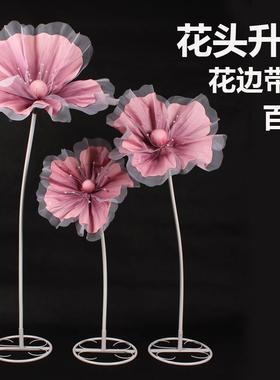 婚庆用花17800品丝网花真丝花路引陈花婚礼美装饰立体纱花窗橱泡