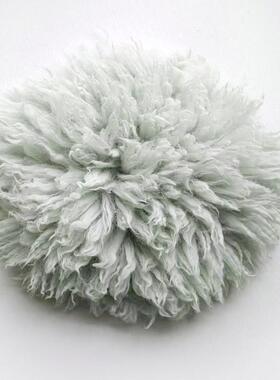 新拍生儿摄长毛毯VZE圆形婴儿照垫宝宝艺术影道睡具