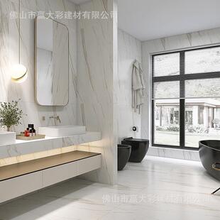 寒江雪柔光亮光大理石瓷砖墙750x15地0客0厅卫生间砖厨DON房地板