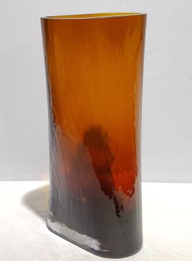 现代简约创意艺术玻璃花瓶摆件家居样板客厅桌面插花装饰摆件