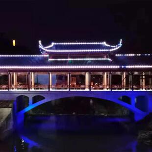 户外长廊凉亭木文化古建实村回廊室外园292走廊新农廊桥花庭院家