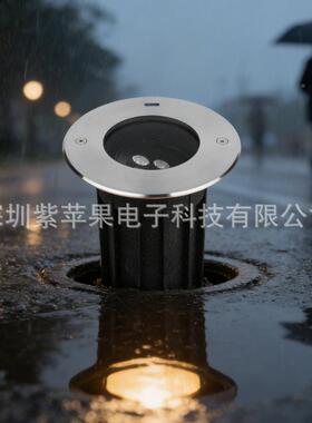 1灯30LmmIP67防水ED地埋灯低压12V嵌67407式景观庭院工入程专用埋