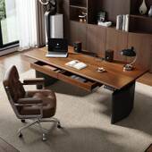 简约桌电动升降电脑家用台式 家用实木书桌794办桌公桌站电竞 立式