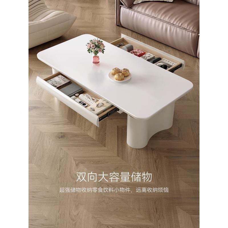 新电动升升降茶几款降茶几岩板客现厅代可一烤火取暖多功能餐桌体