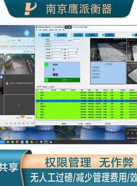汽源数头车厂家电子地磅无GLT人值守衡智能称重系统据共享车牌识
