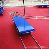 双果园山下山自式 轨上道车大68766棚轨走轨道运输机